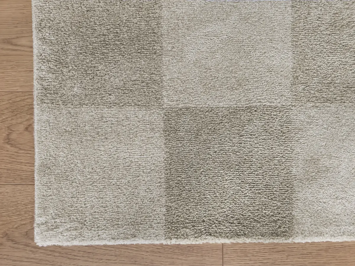 Modern vloerkleed - Mysa Checkerboard Beige Modern vloerkleed - Mysa Checkerboard Beige