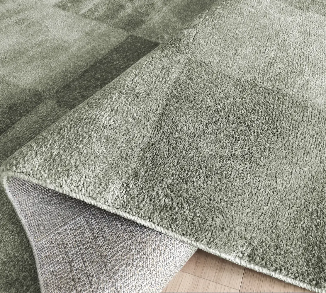 Modern vloerkleed - Mysa Checkerboard Groen