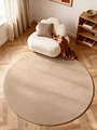 Rond wollen vloerkleed - Puristic Boucle Beige