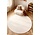 Rond wollen vloerkleed - Puristic Boucle Naturel Wit