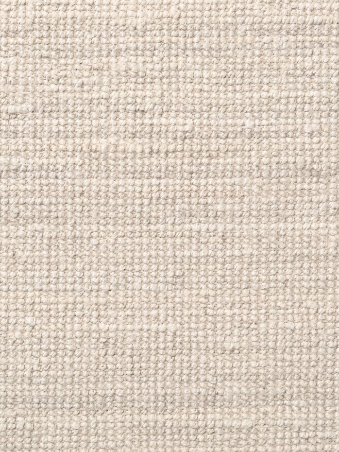 Rond handgeweven Jute vloerkleed - Bouclé Jaipur Wit