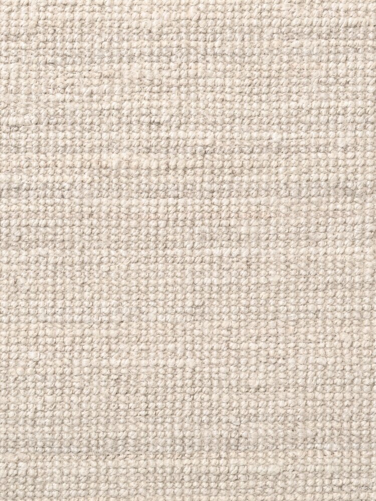 Rond handgeweven Jute vloerkleed - Bouclé Jaipur Wit