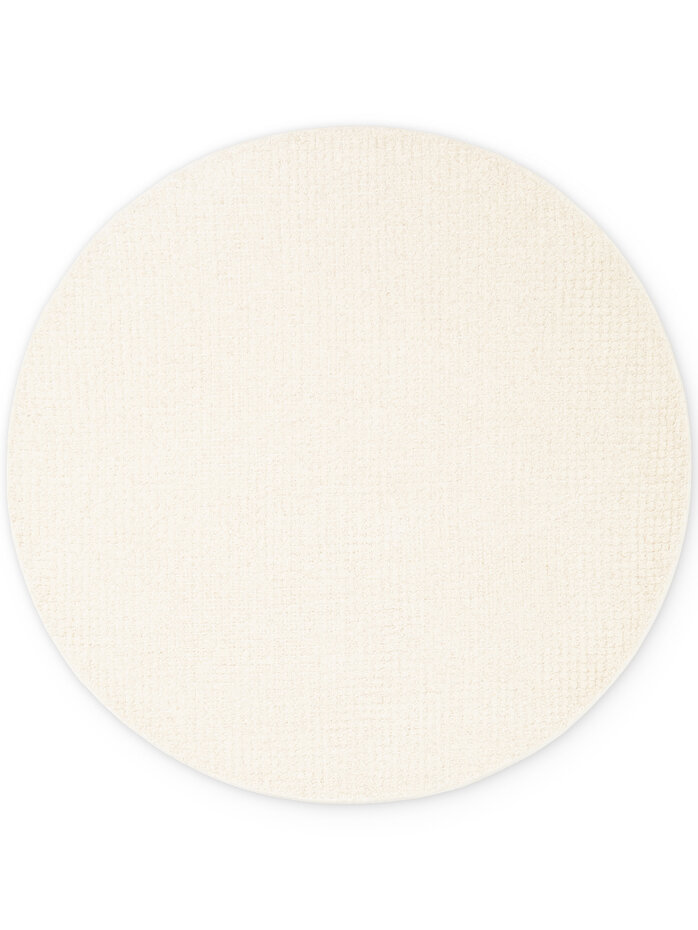 Rond wollen vloerkleed - Eloise Creme Rond wollen vloerkleed - Eloise Creme