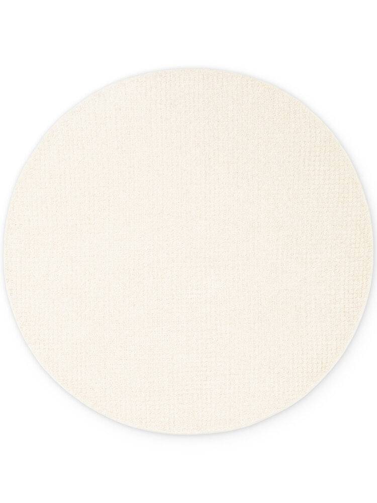 Rond wollen vloerkleed - Eloise Creme Rond wollen vloerkleed - Eloise Creme