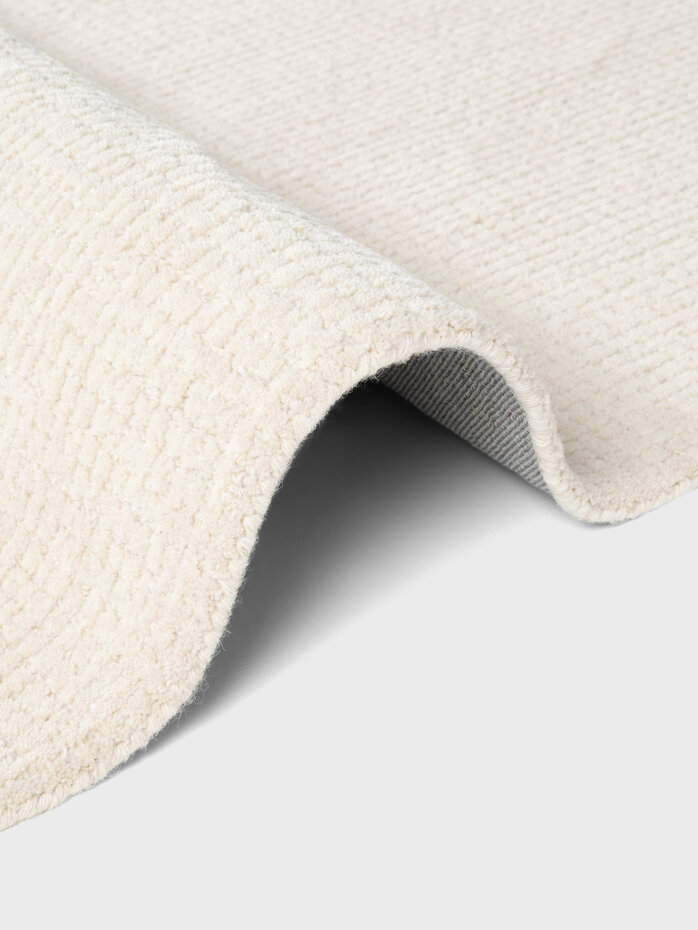 Rond wollen vloerkleed - Eloise Creme Rond wollen vloerkleed - Eloise Creme