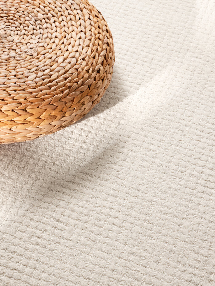 Rond wollen vloerkleed - Eloise Creme Rond wollen vloerkleed - Eloise Creme