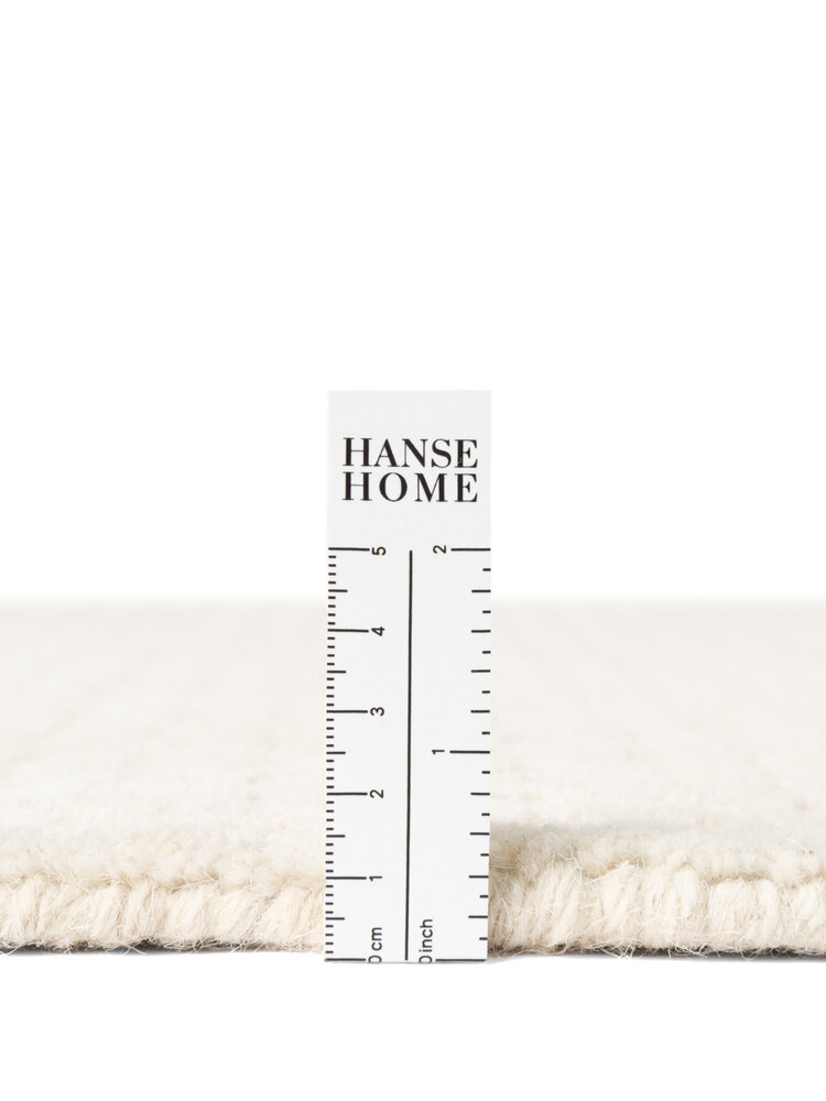 Rond wollen vloerkleed - Eloise Creme Rond wollen vloerkleed - Eloise Creme