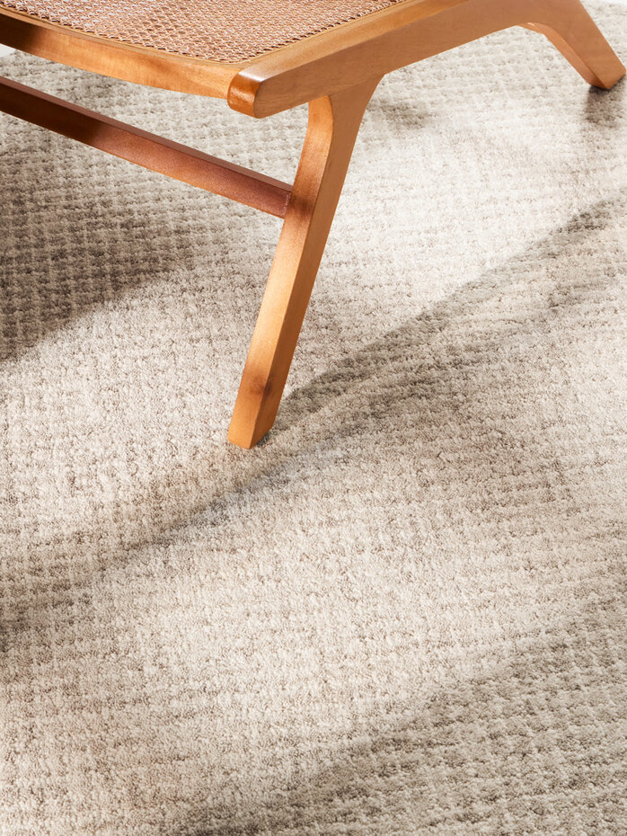 Rond wollen vloerkleed - Eloise Creme Grijs