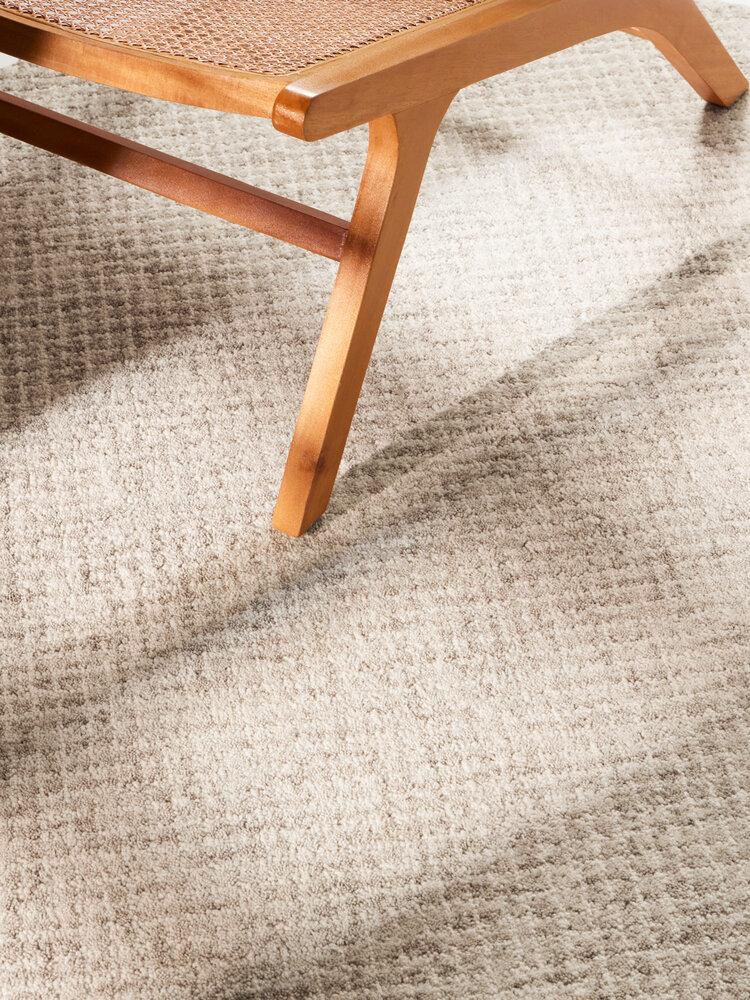 Rond wollen vloerkleed - Eloise Creme Grijs