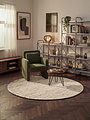 Rond wollen vloerkleed - Woolwich Creme/Multi
