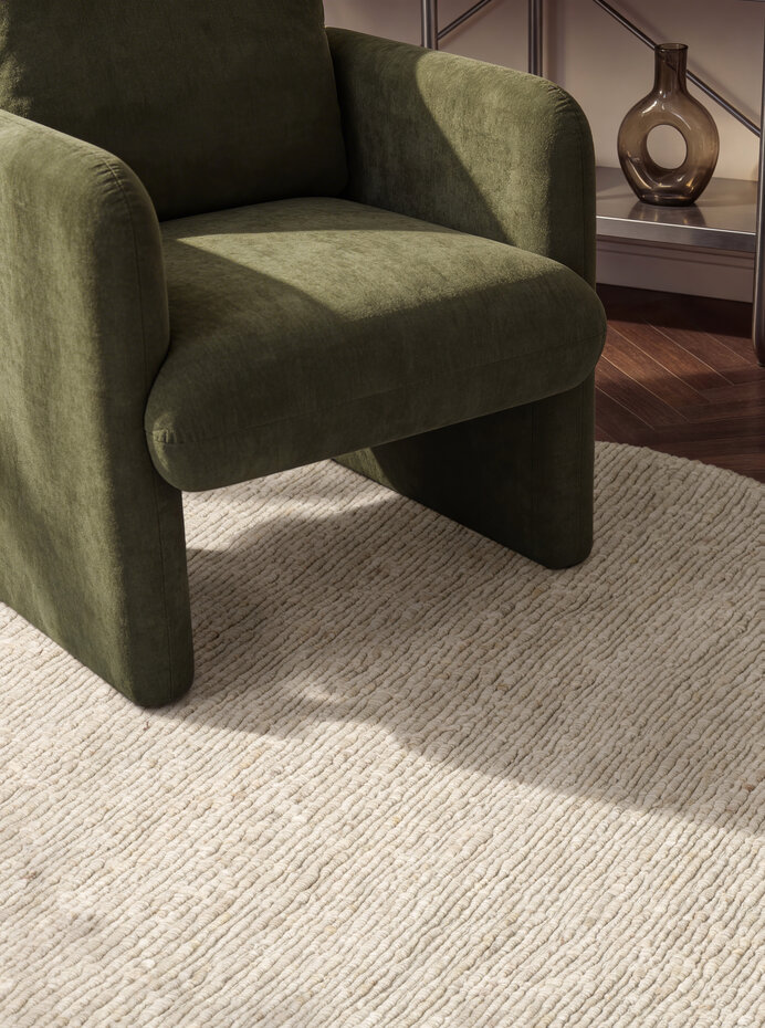 Rond wollen vloerkleed - Woolwich Creme Rond wollen vloerkleed - Woolwich Creme