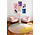 Rond geometrisch wollen vloerkleed - Westminster Cecil Beige/Kleurrijk
