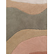 Rond abstract wollen vloerkleed - Chelsea Flood Creme/Kleurrijk