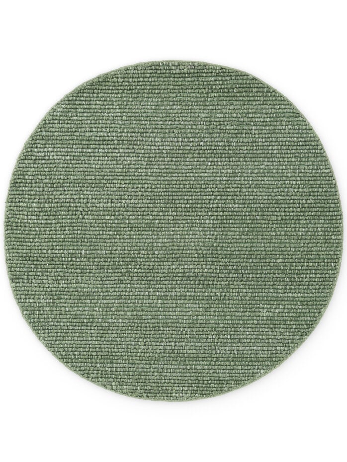 Rond laagpolig vloerkleed - Boucle Wilma Groen Rond laagpolig vloerkleed - Boucle Wilma Groen