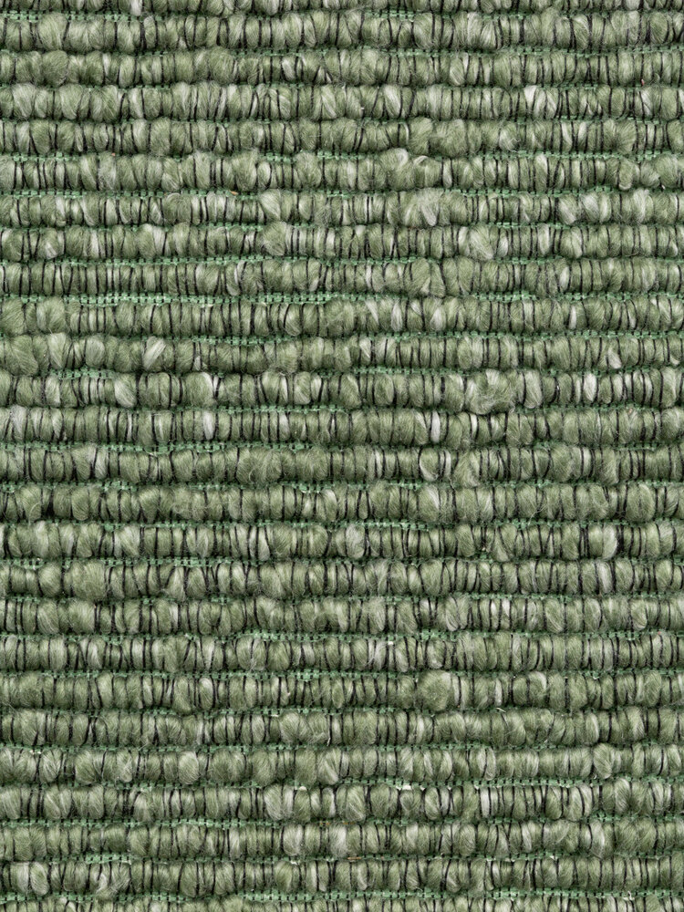 Rond laagpolig vloerkleed - Boucle Wilma Groen Rond laagpolig vloerkleed - Boucle Wilma Groen