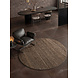 Rond laagpolig vloerkleed - Boucle Wilma Bruin Rond laagpolig vloerkleed - Boucle Wilma Bruin