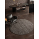 Rond laagpolig vloerkleed - Boucle Wilma Donkergrijs Rond laagpolig vloerkleed - Boucle Wilma Donkergrijs