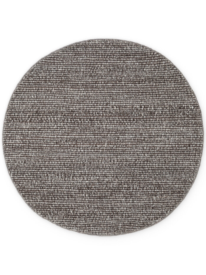 Rond laagpolig vloerkleed - Boucle Wilma Donkergrijs Rond laagpolig vloerkleed - Boucle Wilma Donkergrijs