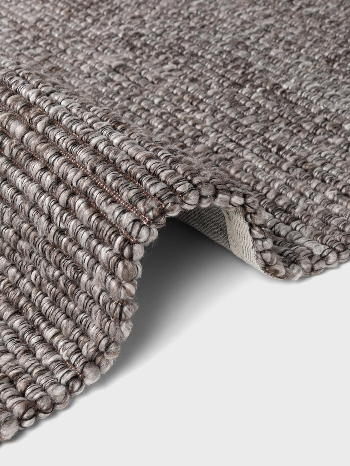 Rond laagpolig vloerkleed - Boucle Wilma Donkergrijs Rond laagpolig vloerkleed - Boucle Wilma Donkergrijs