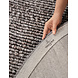 Rond laagpolig vloerkleed - Boucle Wilma Donkergrijs Rond laagpolig vloerkleed - Boucle Wilma Donkergrijs