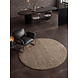 Rond laagpolig vloerkleed - Boucle Wilma Beige