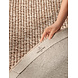 Rond laagpolig vloerkleed - Boucle Wilma Beige