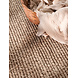 Rond laagpolig vloerkleed - Boucle Wilma Beige