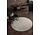 Rond laagpolig vloerkleed - Boucle Wilma Creme