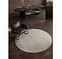 Rond laagpolig vloerkleed - Boucle Wilma Creme
