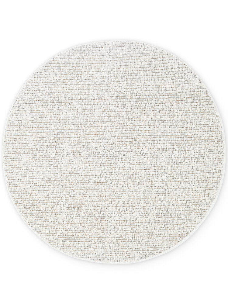Rond laagpolig vloerkleed - Boucle Wilma Creme Rond laagpolig vloerkleed - Boucle Wilma Creme