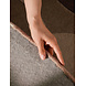 Rond abstract wollen vloerkleed - Muse Creme/Bruin Rond abstract wollen vloerkleed - Muse Creme/Bruin