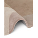 Rond abstract wollen vloerkleed - Ovia Creme/Beige