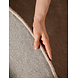 Rond abstract wollen vloerkleed - Ovia Creme/Beige