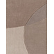 Rond abstract wollen vloerkleed - Ovia Creme/Beige
