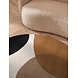 Rond abstract wollen vloerkleed - Ruvia Creme/Bruin