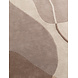 Rond abstract wollen vloerkleed - Virelle Creme/Beige Rond abstract wollen vloerkleed - Virelle Creme/Beige