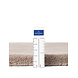 Rond abstract wollen vloerkleed - Virelle Creme/Beige Rond abstract wollen vloerkleed - Virelle Creme/Beige