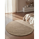 Rond wollen vloerkleed - Kenso Bruin Rond wollen vloerkleed - Kenso Bruin