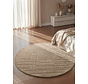 Rond wollen vloerkleed - Kenso Bruin