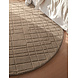 Rond wollen vloerkleed - Kenso Bruin Rond wollen vloerkleed - Kenso Bruin