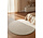 Rond wollen vloerkleed - Kenso Creme