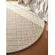 Rond wollen vloerkleed - Kenso Creme