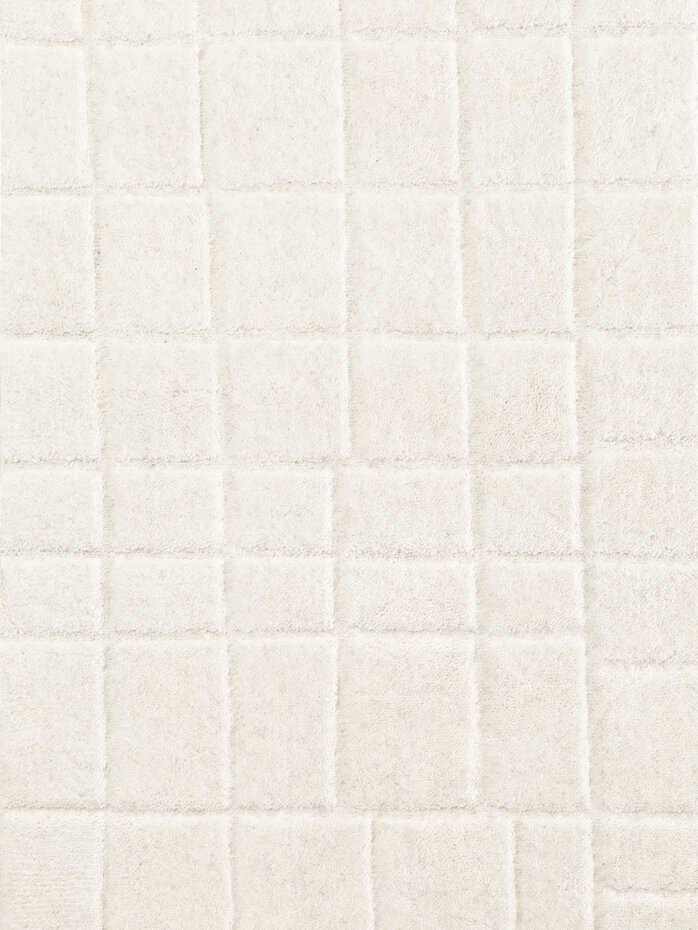 Rond wollen vloerkleed - Kenso Creme