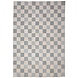 Wasbaar vloerkleed - Muted Checkerboard Blauw
