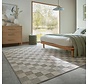 Wasbaar vloerkleed - Muted Checkerboard Groen