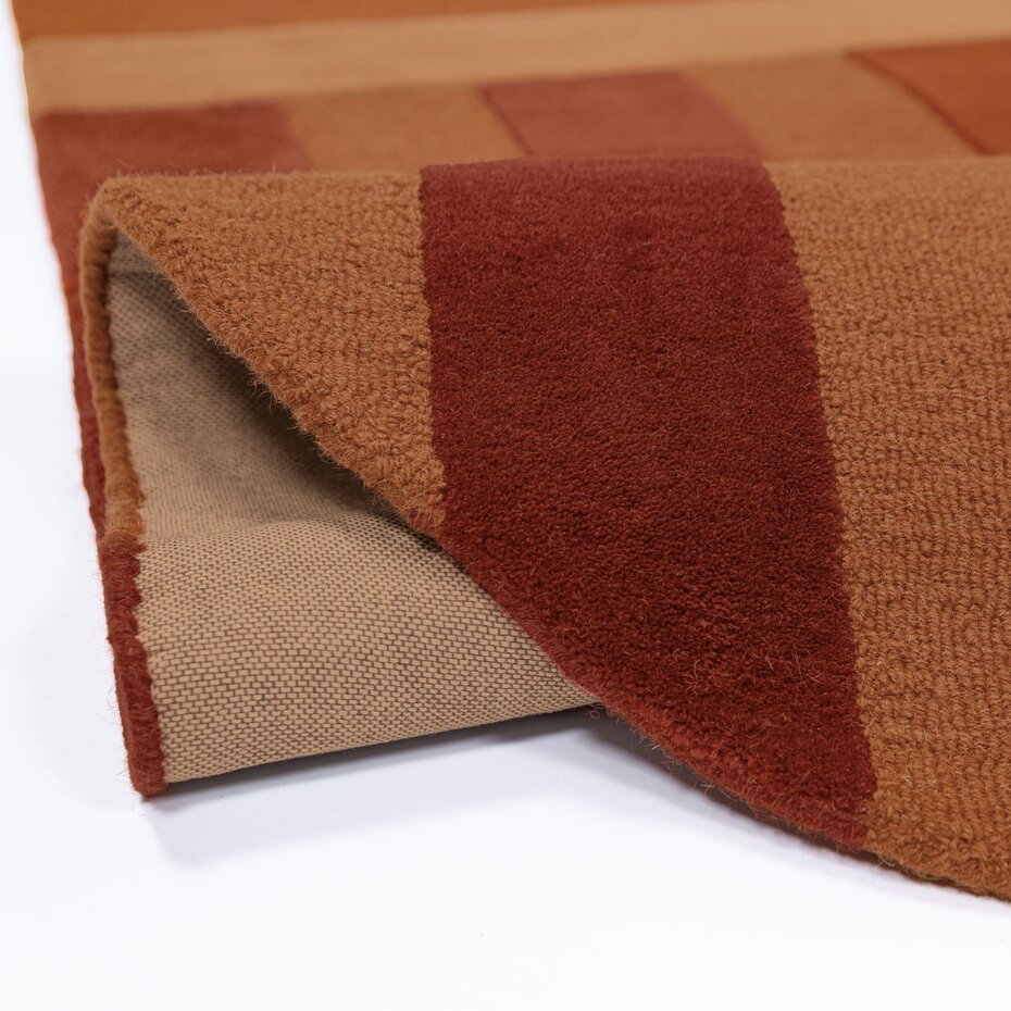 Ovaal wollen vloerkleed - Eldon Terracotta Ovaal wollen vloerkleed - Eldon Terracotta