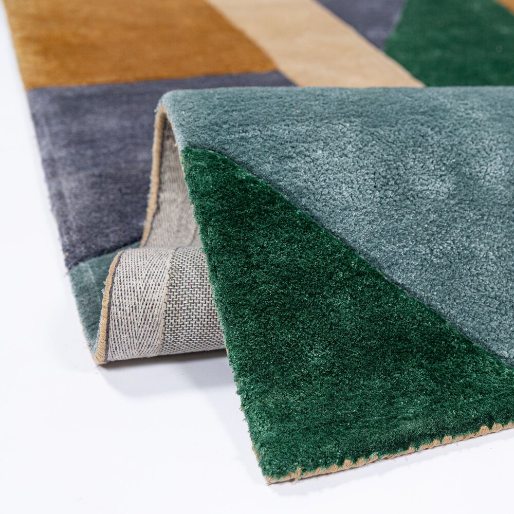 Abstract viscose vloerkleed - Polaris Kleurrijk