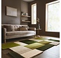 Abstract vloerkleed - Collage Groen