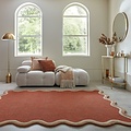 Organisch wollen vloerkleed - Rivo Terracotta