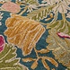 Organisch wollen vloerkleed - Daphne Floral Petrol/Kleurrijk